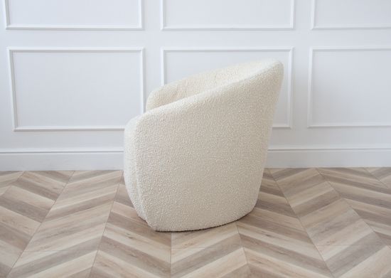 Кресло Ellipse E7.1 (молочный, букле)