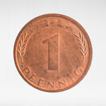 Germany, 1 Pfennig, 1973, (Hamburg Mint - "J"), VF
