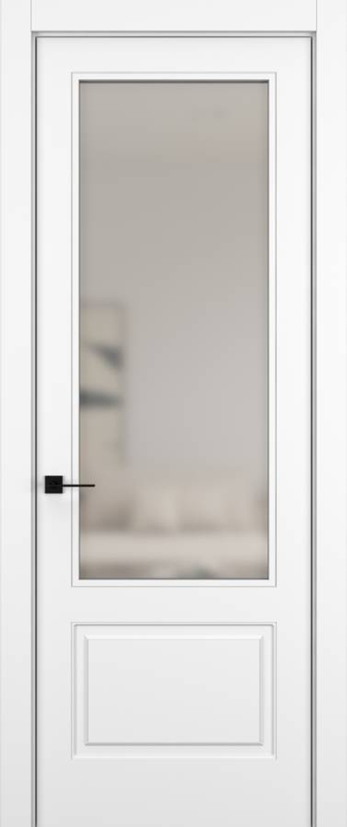 Дверь 021V HARMONY Матовый Снежный