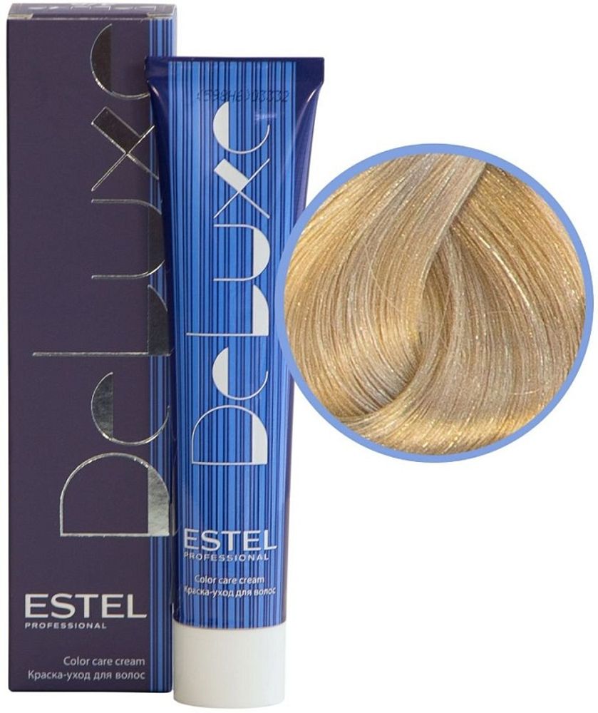 Краска для волос (светлый блондин пепельно-коричневый) 10/17 De Luxe, Estel Краска для волос (светлый блондин пепельно-коричневый) 10/17 De Luxe, Estel