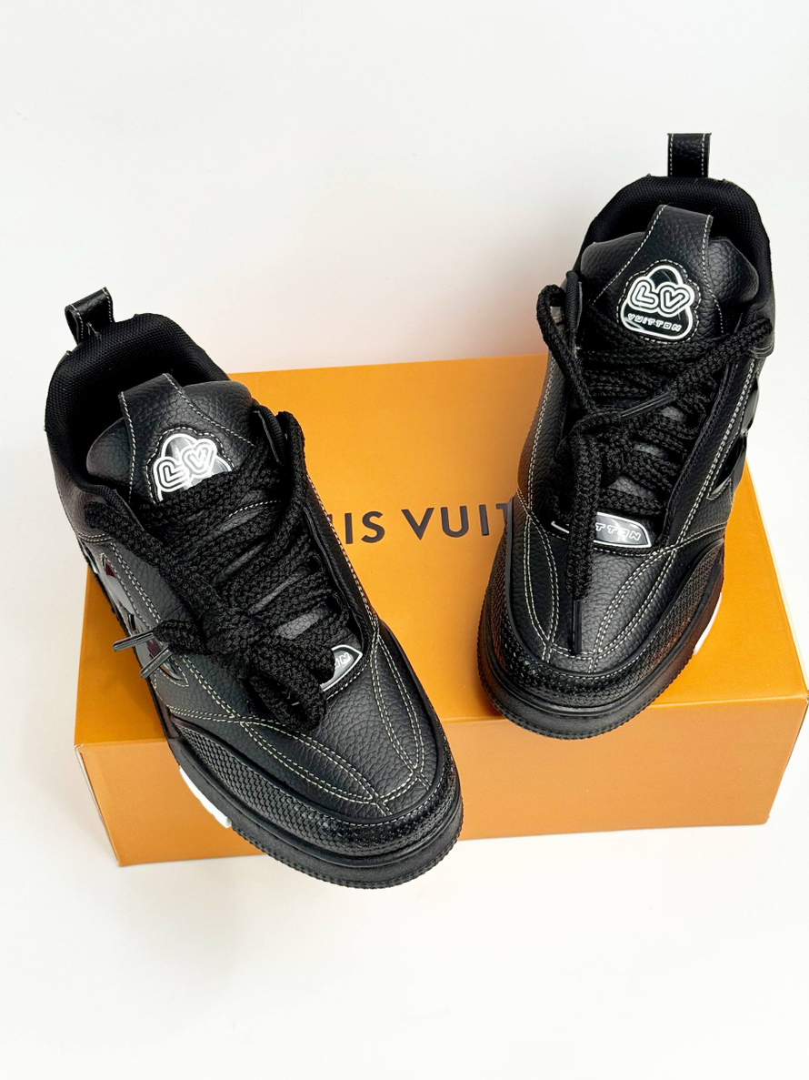 Кроссовки Louis Vuitton Skate Sneaker #B119 (черн.)