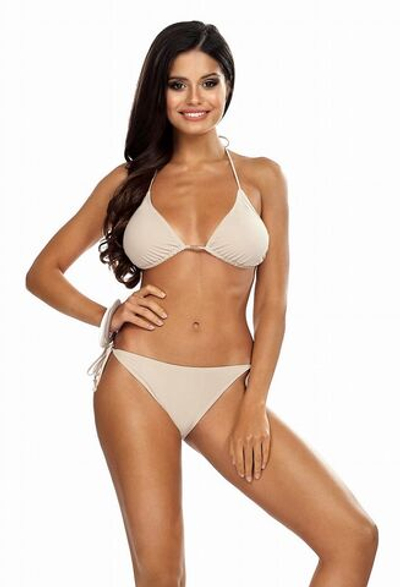 Сексуальное пляжное бикини (Размер: 80/40) (Цвет: бежевый)