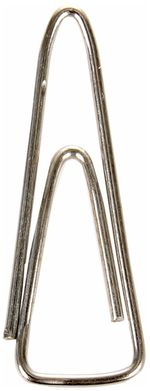 Скрепки 31 мм с загнутым краем треугольные 100 шт., оцинкованные, GLOBUS, С31-100Ц