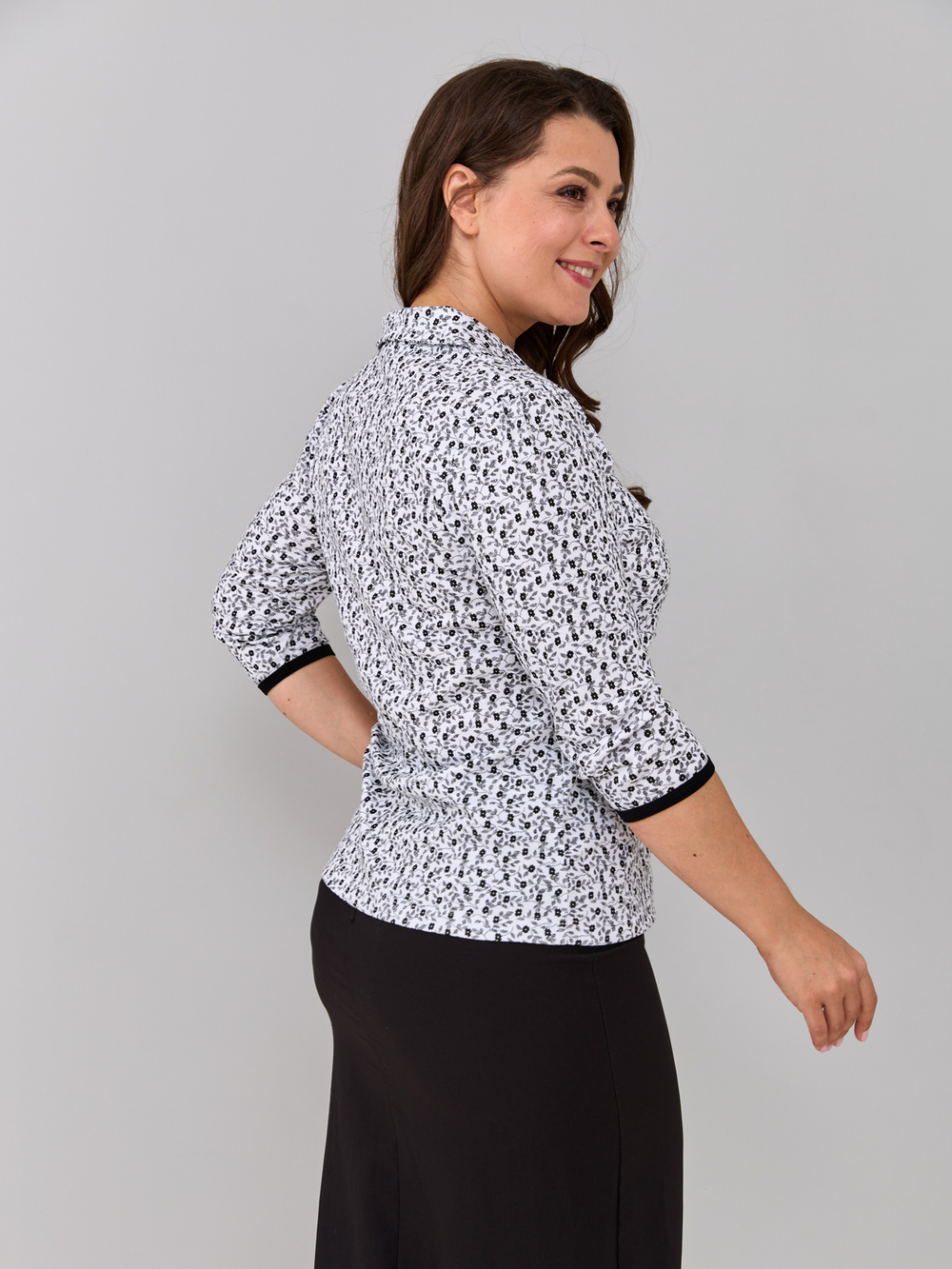 Блузка БЛ-015/белый