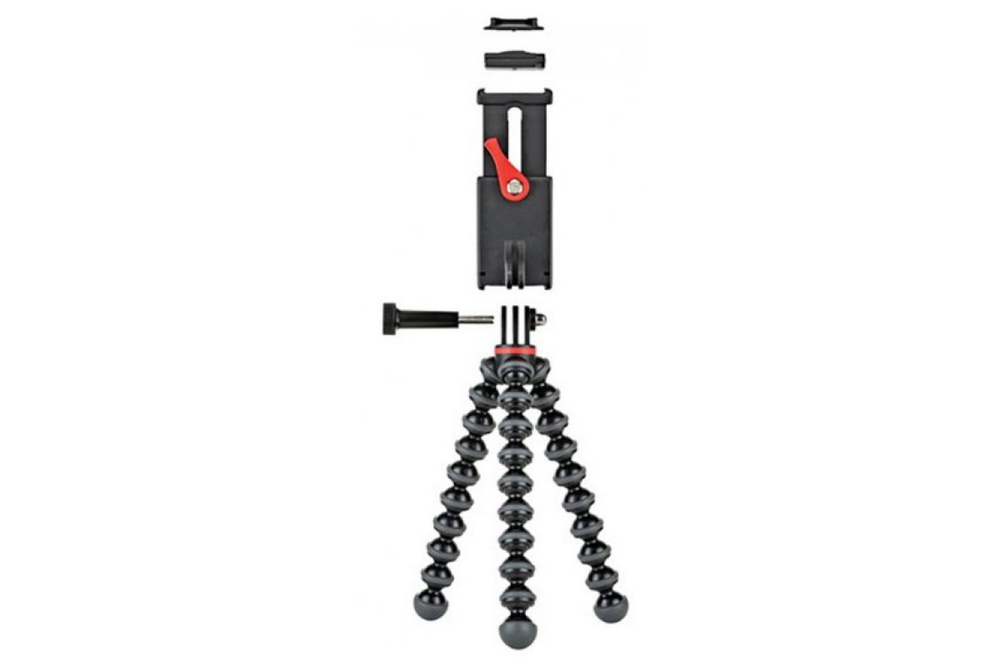 Штатив Joby GripTight Action Kit набор с креплениями 1/4", GoPro и смартфона черный/серый