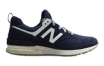 New Balance NB 574 Sport comfortable sports low-cut life casual shoes for men and women the same dark blue