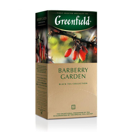 Чай черный в пакетиках Greenfield Barberry Garden, 25 пак
