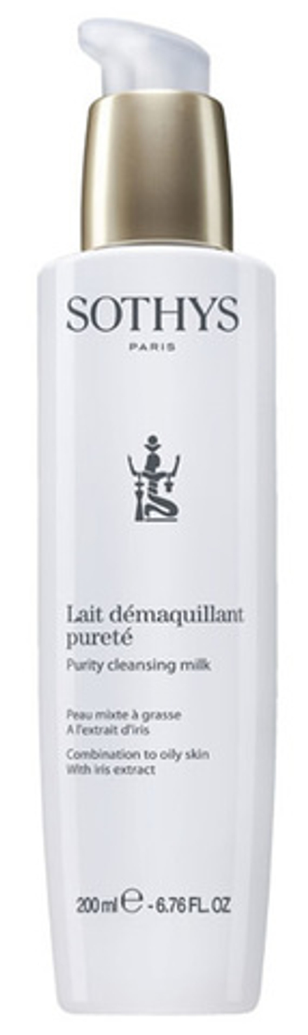 Purity Cleansing Milk 200 мл Очищающее молочко для жирной и комбинированной кожи с экстрактом ири
