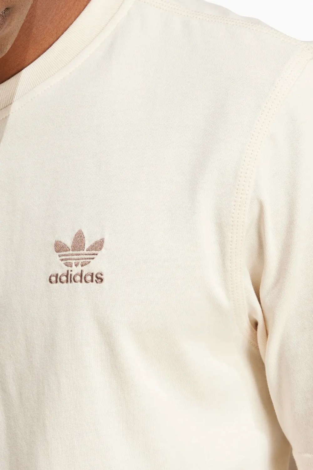 Футболка adidas Trefoil Essentials - бежевый