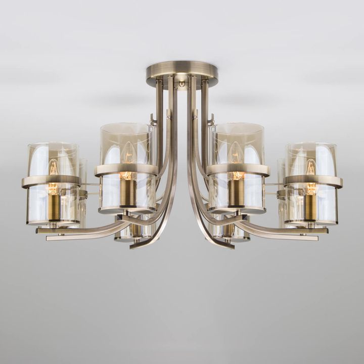 Потолочная люстра Eurosvet 60085/8 античная бронза