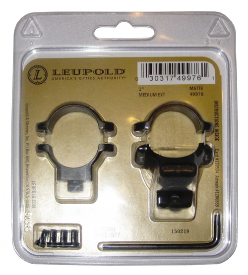 Кольца Leupold QR быстросъемные с выносом 25,4мм средние