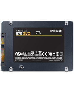 SSD 2.5" 2Tb (2000GB) Samsung SATA III 870 QVO (R560/W530MB/s) (MZ-77Q2T0BW) 1year