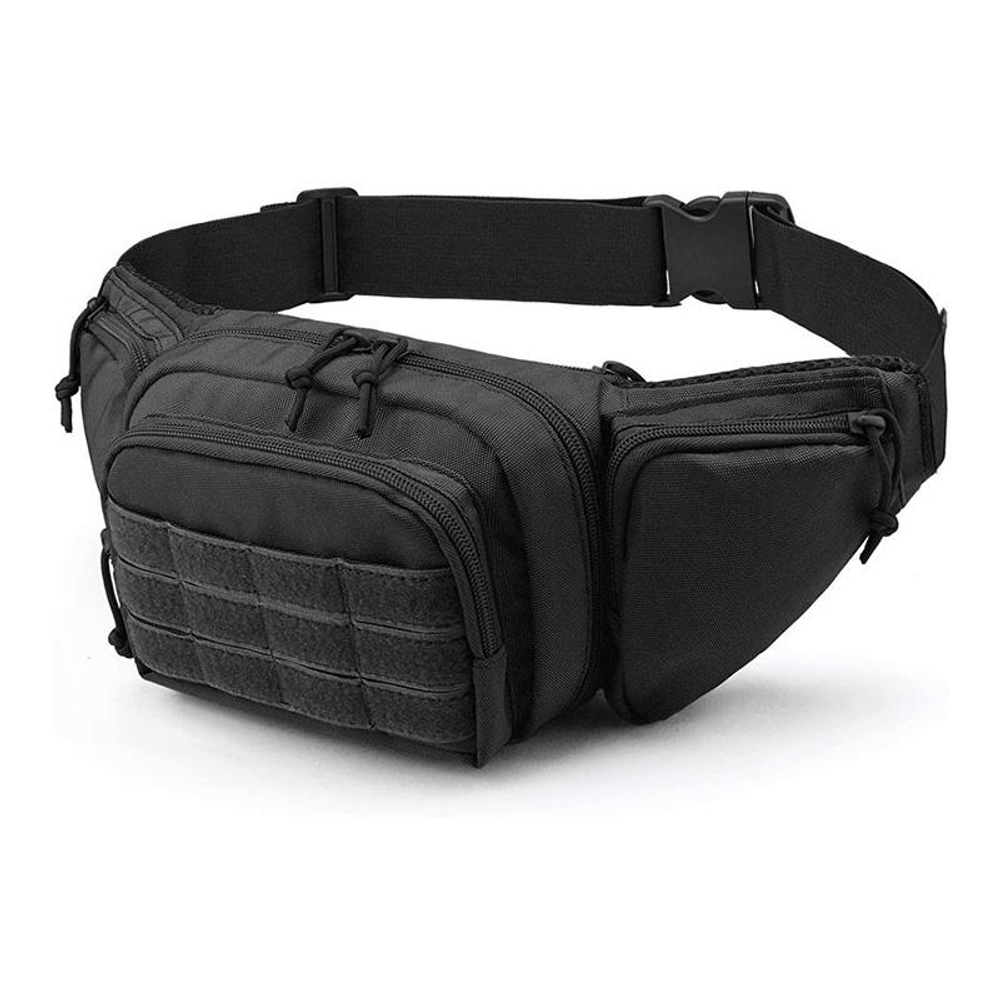 Сумка MOLLE  №723 тактическая на пояс для рыбаков и охотников(черн.)
