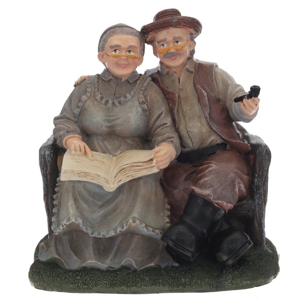 GAEM Фигурка декоративная "Бабушка с дедушкой", L16 W12 H17 см, 2в.