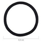 Резинки для волос НАБОР 12 шт., 0,4х14 см, чёрный, MONTE VITA, 457037