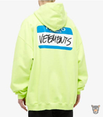 Худи Vetements "My name is Vetements"