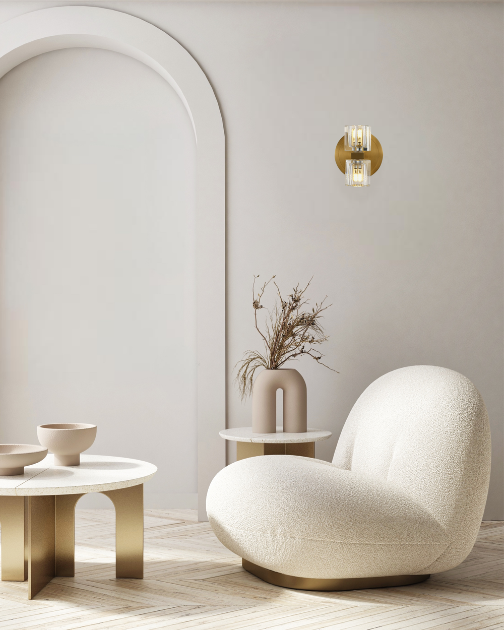 Светильник настенный Moderli V11016-2W Brass