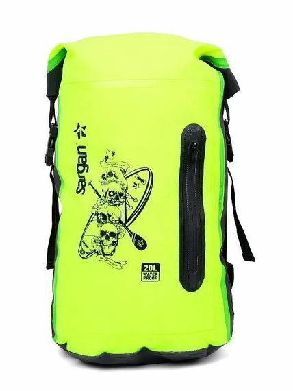 Гермо-рюкзак Sargan Скелетон ПРО+SUP с внешним карманом 20 л желтый