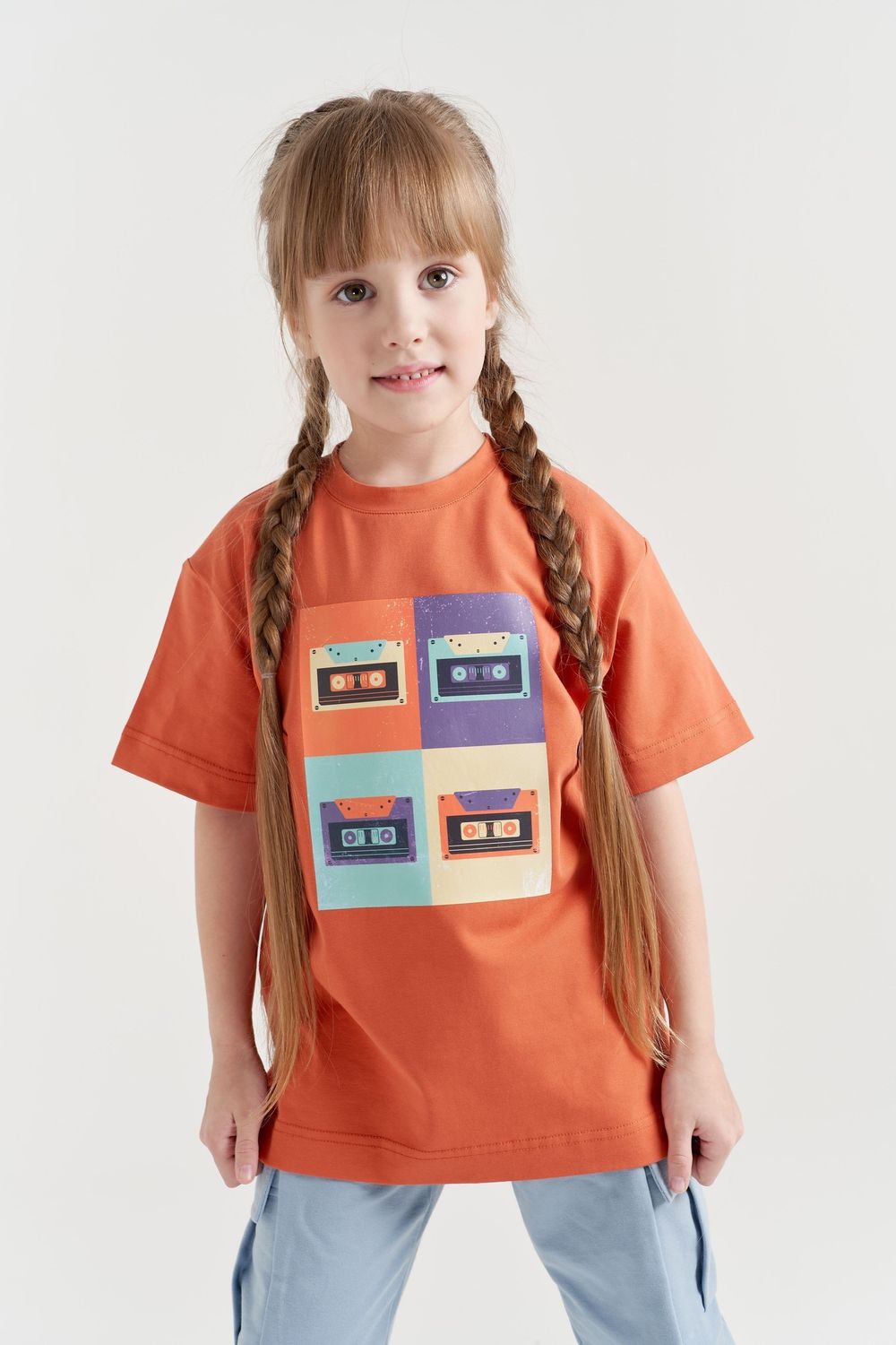 Футболка оверсайз "Паприка" 7+