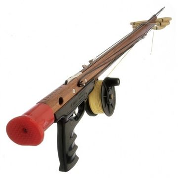 Ружье-арбалет подводное Riffe Competitor #4 57"(145 см), 2 кольцевые тяги, гарпун 65"(165 см), дерево тиковое