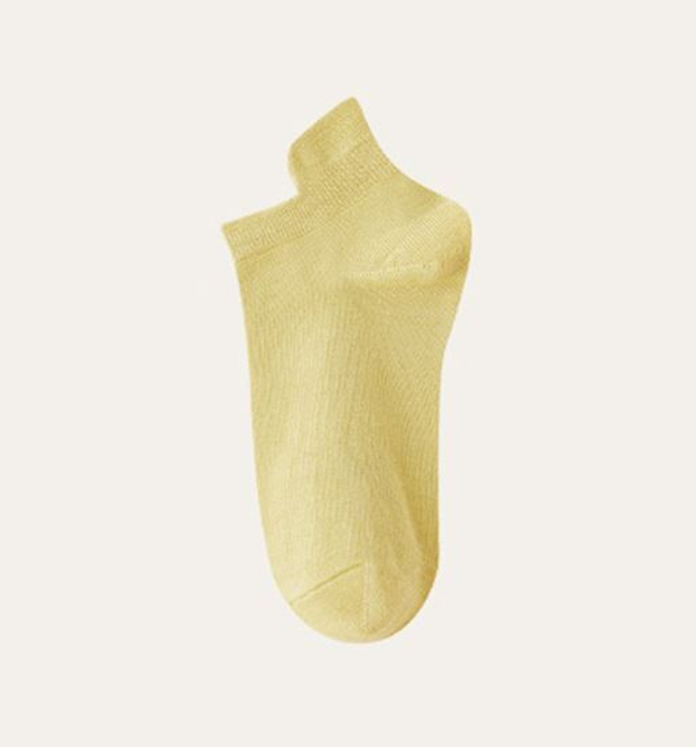 Короткие носки р.35-40 "Colour" Желтые