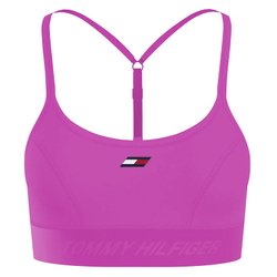 Теннисный бюстгальтер Tommy Hilfiger Light Intensity Essential Strap Bra - eccentric magenta