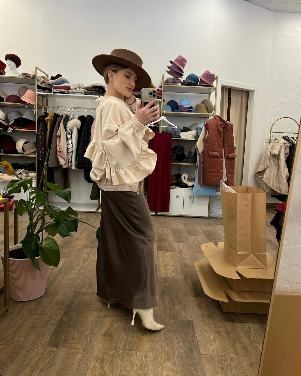 Юбка по косой midi