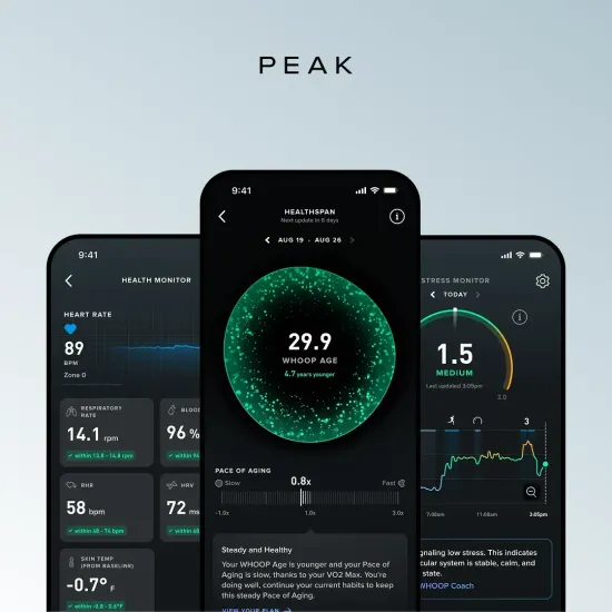 Фитнес-браслет Whoop Peak с подпиской на 1 год (Whoop 5.0)