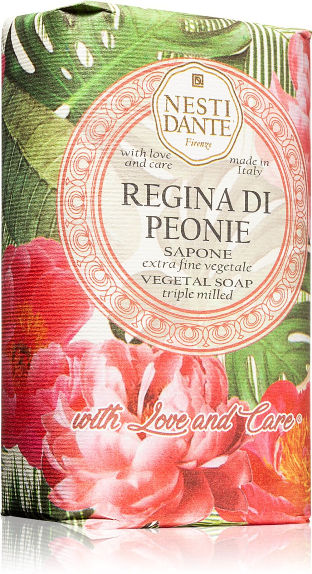 Nesti Dante Regina Di Peonie - очень нежное натуральное мыло /   250  g  / GTIN 837524003664