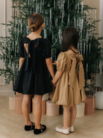 Платье со стразами, Черный