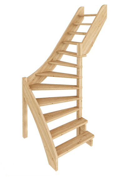 Лестница на второй этаж ЛС-92м/2 Правая