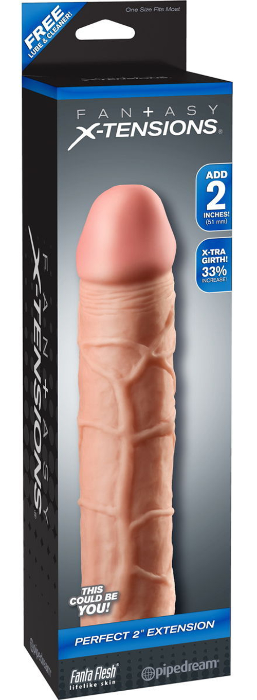 Телесная насадка Fantasy X-tensions Perfect 2" Extension - 20,3 см.