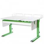 Растущая парта Астек Твин-2 с фронтовой приставкой и выдвижным ящиком (1150×850 мм)