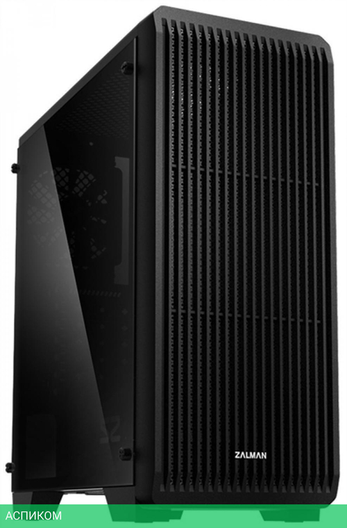 Корпус Zalman S2 TG без БП черный
