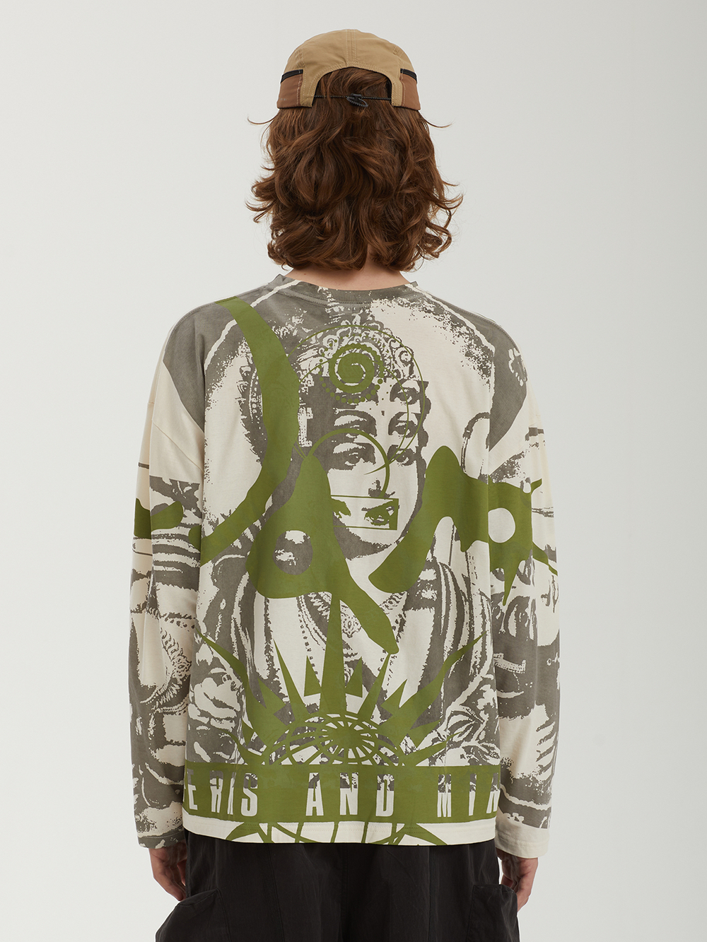 Мужской Лонгслив Rotations Oversized