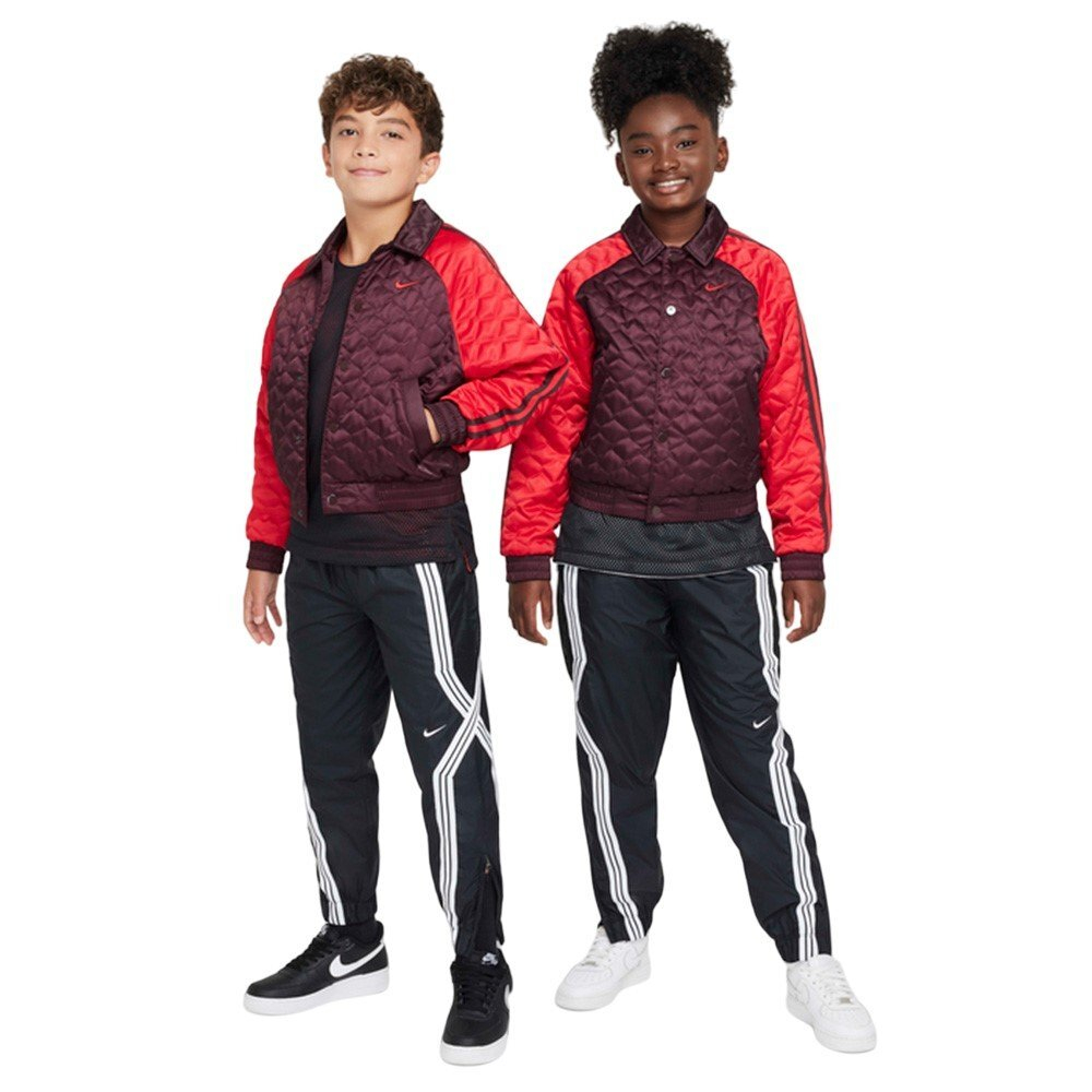 Баскетбольная детская куртка Nike Culture of Basketball Jacket Burgundy