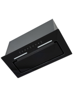 Вытяжка кухонная LedyDC-60GT (BLACK) черный, D150мм,1100м3/ч, полновстраиваемая, ИНВЕРТОРНЫЙ Мотор 110Ватт (Энергетическая эфф-ть класс А+), стекло 60см, сенсорное управление + управление жестами (MACBI)
