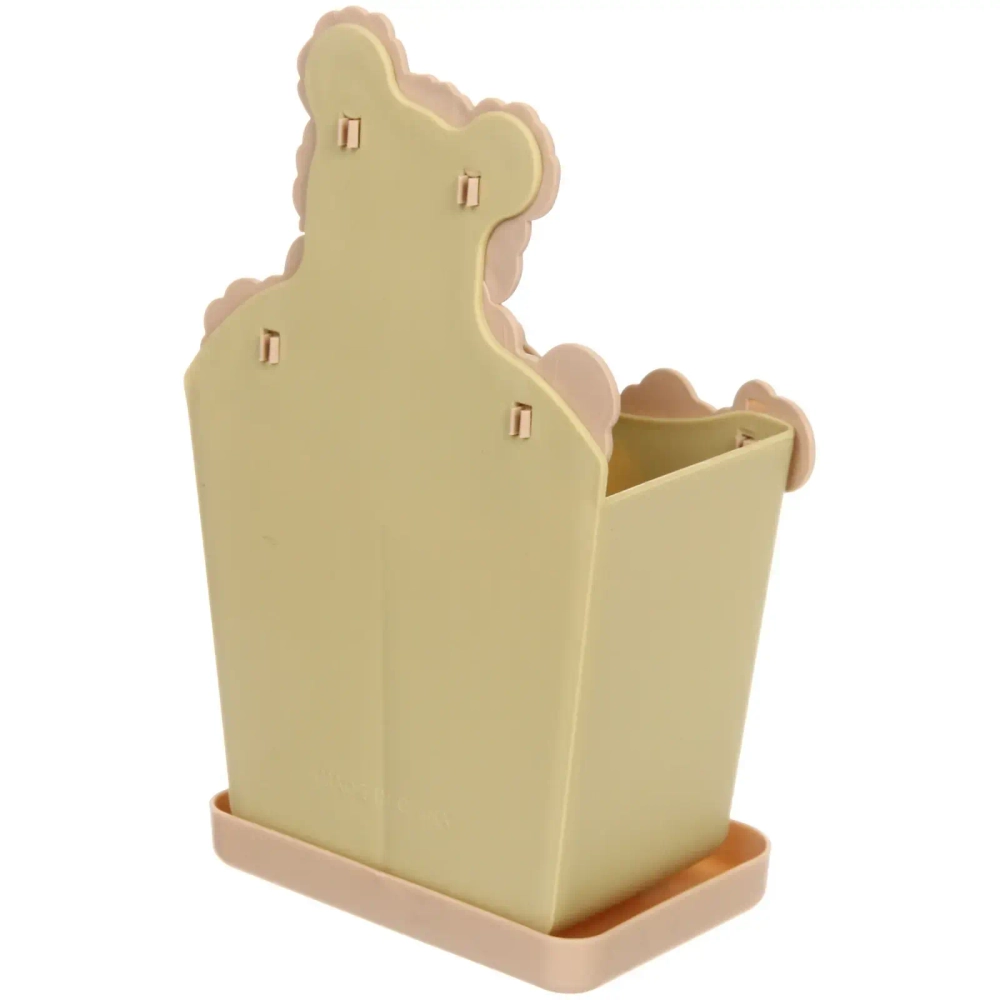 Подставка для столовых приборов SEGRETO» 23*12,5*8,5см 2секции оливковая