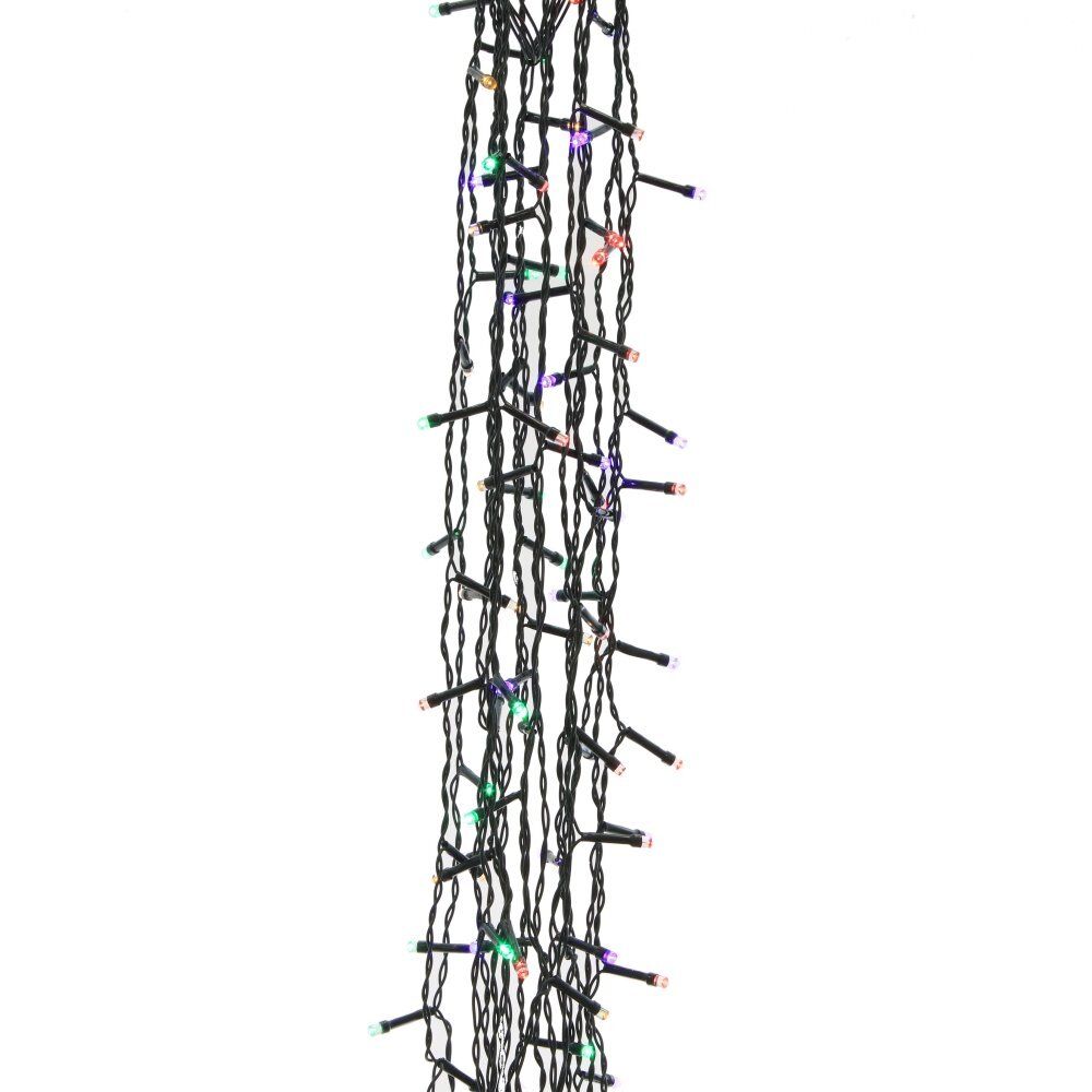 GAEM Электрогирлянда "Бахрома", L500 W0,5 H50 см (160 разноцв LED, 5W, 8 реж свеч, IP20)