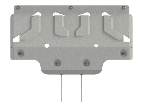 Защита стабилизатора (3 мм, алюминий) для Changan Hunter Plus 2023- (V = 2.0T AT FWD) Sheriff.28.6049