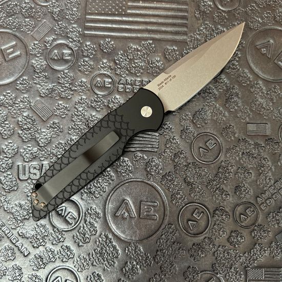 Нож автоматический Pro-Tech TR-3 ( Лимитка Blade Show 2024) - рукоять алюминий, клинок 154СМ, предохран. серебро