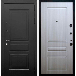 Входная металлическая дверь (RеX) РЕКС 6 Лондон Венге / ФЛ-243 Сандал белый ( матовый, без текстуры)
