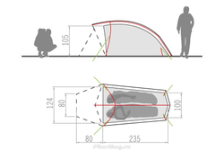 Палатка VauDe Hogan SUL XP 2P