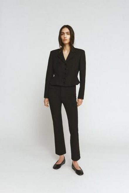 ZARA БРЮКИ КАПРИ — ZW COLLECTION, ЧЕРНЫЙ