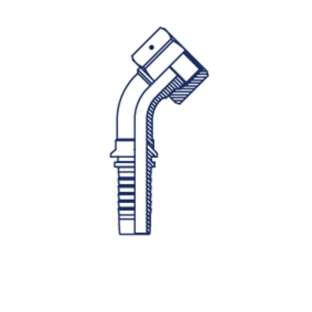 Фитинг DN 20 ORFS (Г) 1.7/16 (45) POWERMASTER