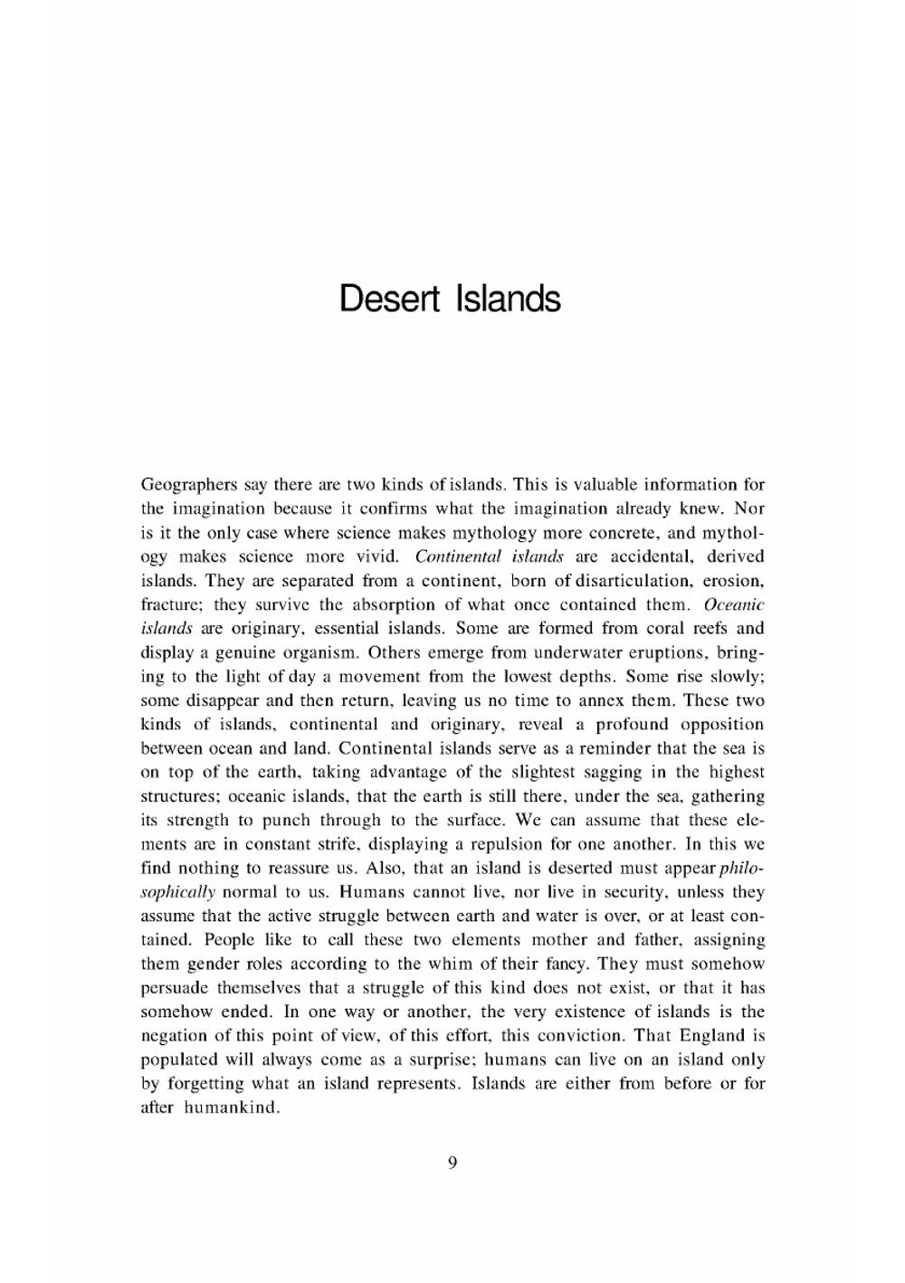 Desert Islands and other texts | Gilleze Deleuze