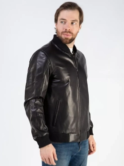 Кожаная куртка демисезонная Турция бомбер