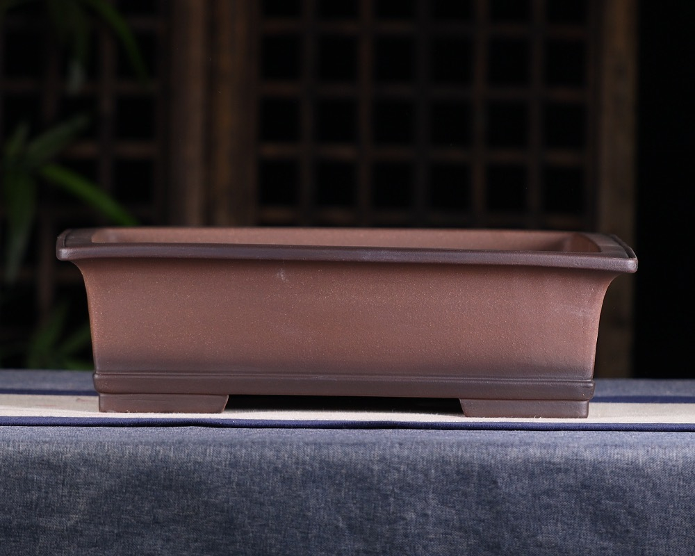 Состаренный неглазурованный горшок для бонсай высокого качества (исинская керамика) | 42.0*30.0*13.0