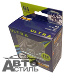 Автолампа H4 12V 60/55W P43t Маяк    +100% Super Light  82420SL+100 (к-т)