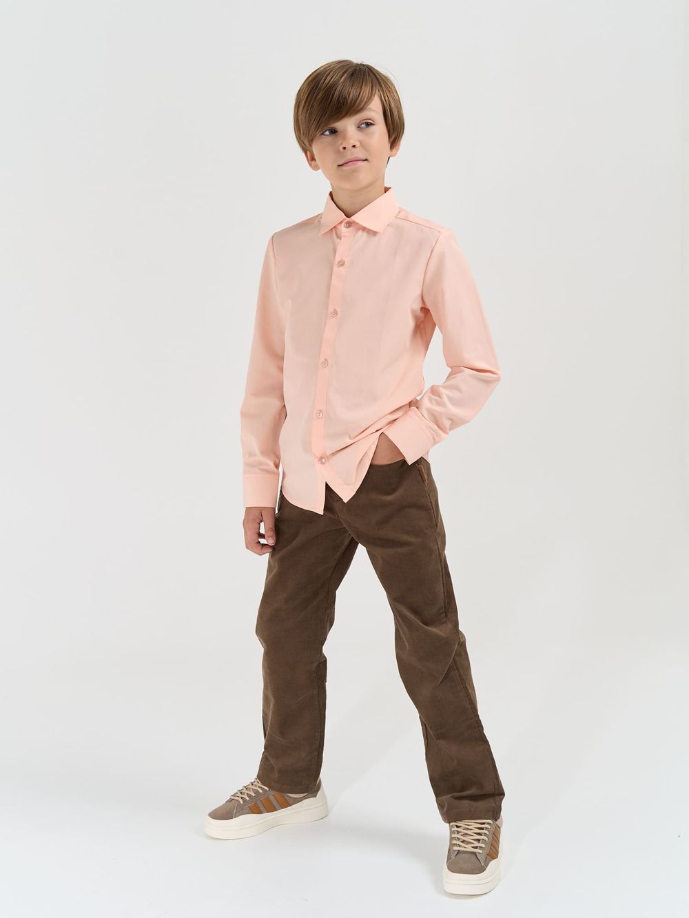 Рубашка классическая "Персик" 7+